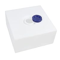 Luocute RV 18,5 Gallonen Wassertank, 70 Liter 20,28 X 20,28 X 10,24 Zoll Tragbarer Frisch- oder Grauwasserspeichertank, LLDPE-Wasserhaltetank für Anhänger, Campingfahrzeuge, Boote,