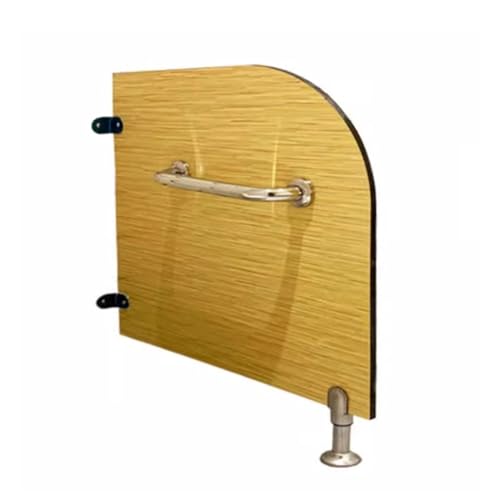 Barrera para urinal de piso, tabique de privacidad para inodoro público, tablero impermeable para urinal, divisor de pared para escuelas y centros comerciales (23,6 x 23,6 pulgadas / 1 pieza)