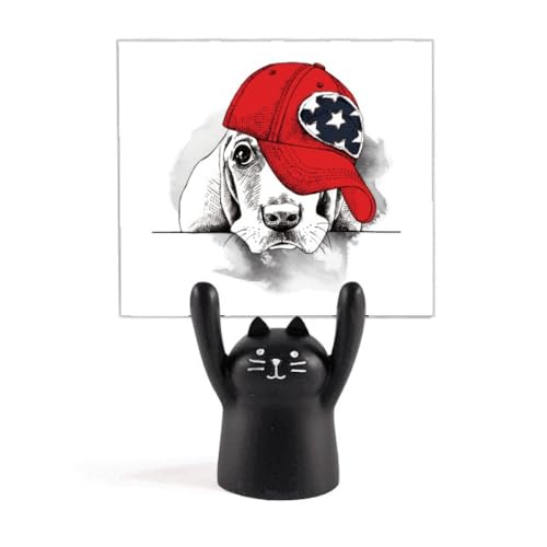 Joli support de dessin animé chat noir, cadeau idéal pour aquarelliste