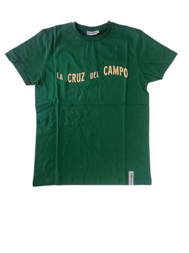 Camiseta Cruz Del Campo en tricot vert pour homme - Texture douce taille XS