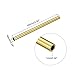 uxcell Brass Tube, 6mm OD 1mm Wall Thickness 100mm Length Round Pipe Tubing for Industry, DIY Projects 2 Pcs