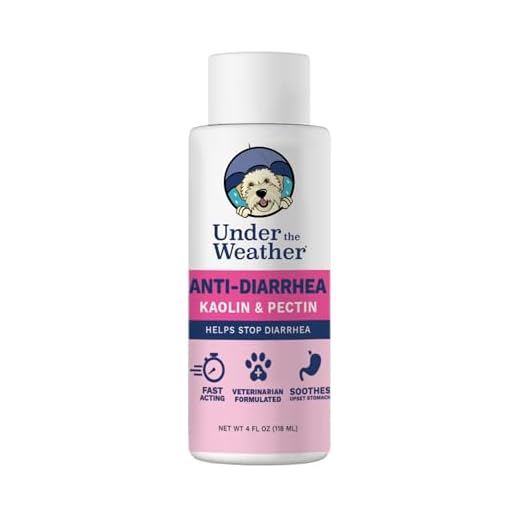 Under the Weather Anti-Diarrhea Liquid for Dogs - Soothe Your Pet's Upset Stomach and Provide Relief from Diarrhea - (4 oz Bottle)