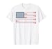Lacrosse American Flag Cool Lacrosse Family Patriotic Lax T-Shirt