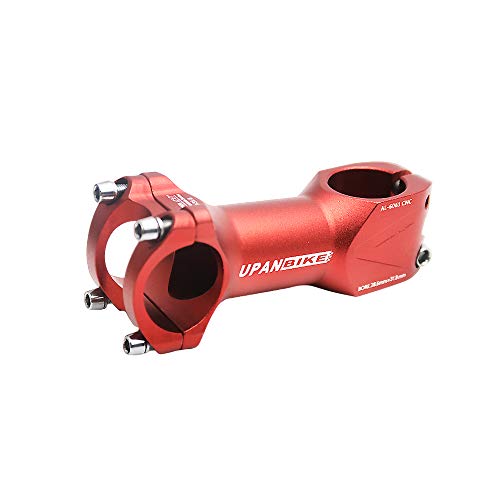 UPANBIKE マウンテンバイクロードバイク 自転車 バイクのステム 高強度 アルミ合金 直径 31.8mm*28.6mm 長さ90mm
