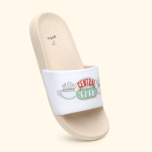 Image of YOHO Sliders for Men | Comfortable and Lightweight Slides | WB Cartoon & Comic Characters: Batman,Superman,Tom & Jerry,Rick & Morty,Big Bang Theory, Friends and Scooby Doo for Boys