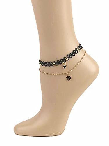 Nina Anklet, Ankle Bracelets for Women, Beachy Anklets for teens, BOHO style Adjustable Anklet, Hawaiian waterproof bracelets, Friendship Anklets, Handemade in Canada, Gift for her