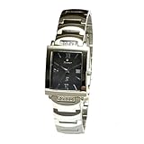 メンズ腕時計 フォーエバー シェル文字盤 クリスタルが綺麗な腕時計 簡易ベルト調整工具付き FOREVER (フォーエバー) FG-1205-5(ブラック)