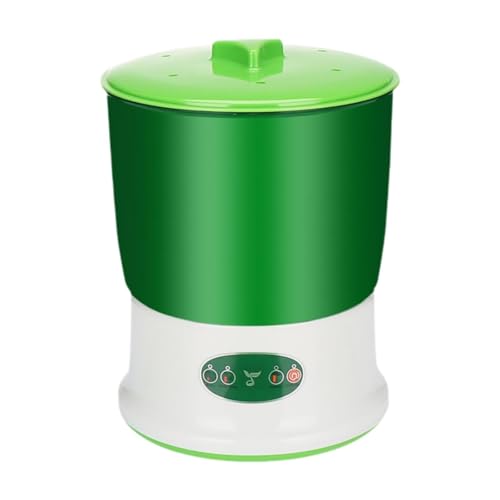 Milageto Máquina de Brotes de Frijol para Hogar, Conveniente Germinador de Semillas Visible, Kit de Cultivo de Brotes Automáticos, 3 Capas