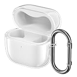 kwmobile Custodia Protettiva Compatibile con Huawei FreeClip 2 - Cover Box Portauricolari in Silicone TPU - Soft Case - trasparente