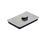 Neodym Magnetic Pad Mit Haken zum Befestigen von Schildern Auf Dem Dach An Fahrzeugen Oder Anderen Schildern An Jeder Stahloberfläche - 60mm x 40mm x 7mm Dick - 10kg Zug