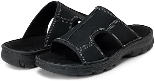 Image of JOUSEN Men's Sandals Outdoor Open Toe Water Beach Sandal Leather Sport Sandal