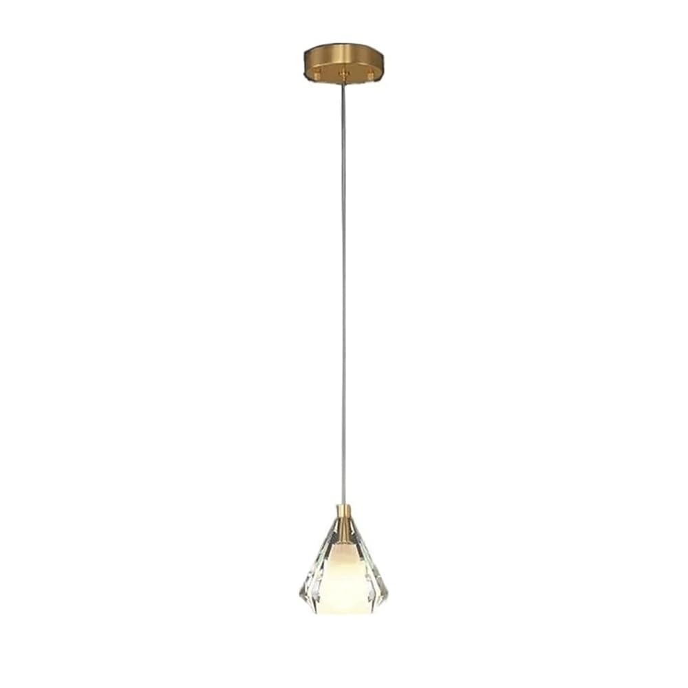 Lustre suspension en laiton doré pour un éclairage de bureau haut de gamme créatif