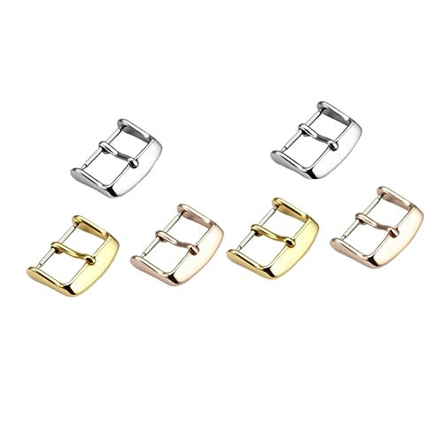 OATIPHO 6piezas Hebillas De Acero Inoxidable Ip Electroplate Para Reloj Accesorios De Reloj Duraderos y Elegantes
