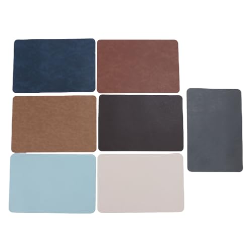 Set de table en cuir 45x30 cm tapis de table isolation thermique