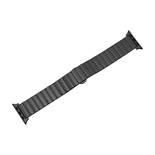 Sangle en acier inoxydable chic : le bracelet en métal papillon idéal pour offrir en 44mm