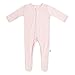 KYTE BABY Unisex Soft Bamboo Rayon Footies, Snap Closure, 18-24 Months, Blush