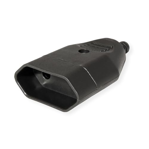 BACHMANN Eurokupplung Euroflachkupplung Schwarz 900.004 (Bruchfestes Kunststoffgehäuse)