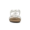Lilley Stella Womens White Flower Crochet Sandal - Size 6 UK - White #2