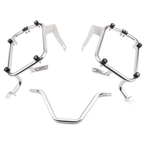 Supports de coffres latéraux en acier inoxydable premium pour cadre V-Strom DL250/650/1050