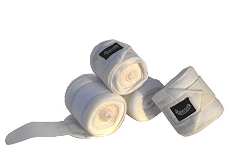 Bandages de voyage en polaire Rhinegold pour le confort de votre cheval en van