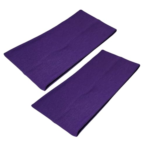 WESTEND CHOICE Extra breite Stirnbänder, 11 cm, einfarbig, dehnbar, Kylie-Stirnband, 2 Stück, Unisex-Bandeau-Stirnbänder für Damen und Herren, weiche Haarbänder, Yoga, Bandana, Stirnband (lila) WESTEND CHOICE Extra breite Stirnbänder, 11 cm, einfarbig, dehnbar, Kylie-Stirnband, 2 Stück, Unisex-Bandeau-Stirnbänder für Damen und Herren, weiche Haarbänder, Yoga, Bandana, Stirnband (lila)