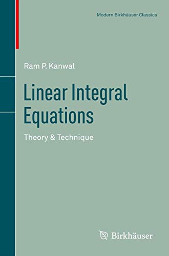 Linear Integral Equations: Theory & Technique view 2