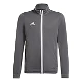 adidas H57521 Entrada 22 Jacke, Kinder-Jacke, Farbe Grau, Größe 164