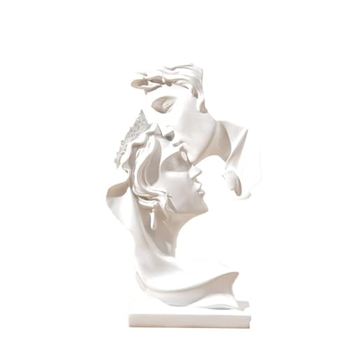 Couple Statue Creative Kiss Sculpture Abstract Art Couple Sculpture Home Furnishing Resin Decoration Romantic Statue Used for Home Decoration Wedding - Image 2