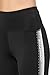 Lacoste Womens Active Laser Perforation Legging, Black/Black/Black, Small