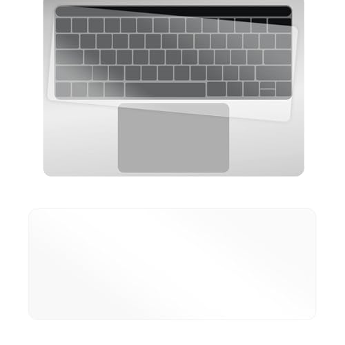 Protection clavier en silicone pour ordinateur portable 13–14 pouces – housse transparente anti-poussière et anti-liquide – film lavable et...