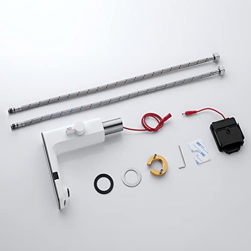 Grifo sensor automático para lavabo de baño moderno y comercial 4
