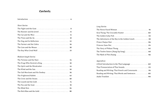 Thai Stories for Language Learners: Traditional Folktales in English and Thai (Free Online Audio)