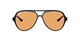 Ray-Ban RB4125 Cats 5000 Aviator sunglasses, Black/Orange, 59 mm