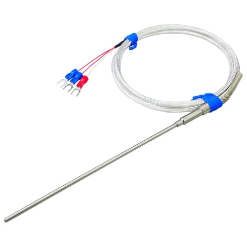 Sensor Pt100 WZPK-191 ideal para medir temperatura en conductos difíciles