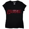 Rock Off officially licensed products The Cure Diamonte Band Logo Skinny Fit T Shirt M Black #2