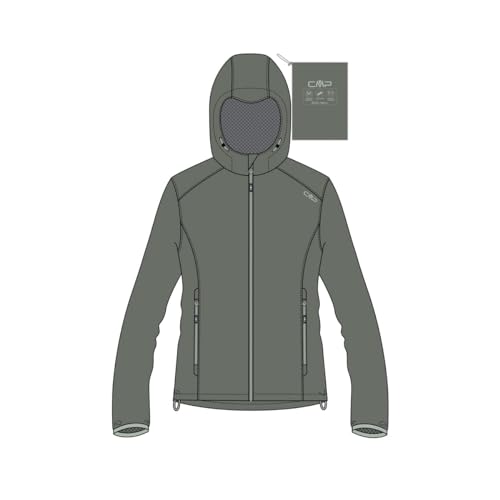 Veste de pluie femme CMP coupe vent imperméable capuche