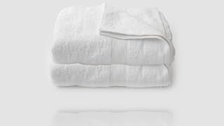 ZIFA Home Luxury White Bath Towels Set of 2, Large 100% Cotton 500gsm Towels for Home and Hotel I Super Soft I Highly Absorbent I Machine Washable I Quick Dry