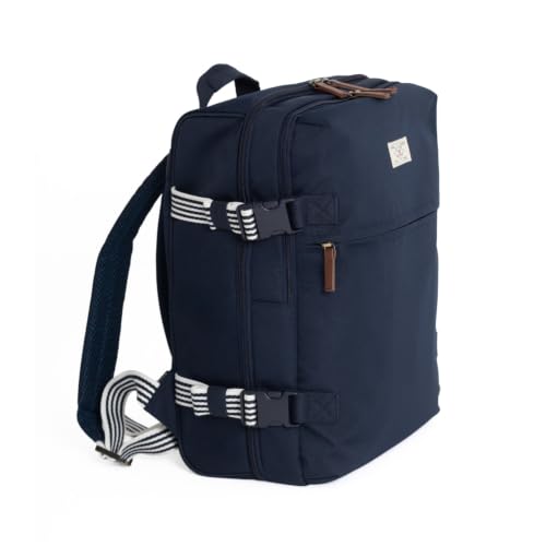 Image of Joules Coast Collection Travel Backpack, Underseat Carry On Luggage Bag, French Navy