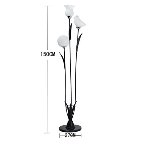 Lampe de plancher LED protection des yeux avec télécommande pour salon