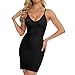 SLIMBELLE Abito da donna snellente, modellante, leggero, modellante, modellante, senza cuciture, senza cuciture, senza schiena, Nero , XXL