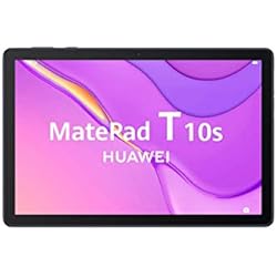 HUAWEI MatePad T10s - Tablet de 10.1´´ con pantalla FullHD (WiFi, RAM de 3GB, ROM de 64GB, procesador Kirin 710A, Altavoces cuádruples, EMUI 10.1, Huawei Mobile Services), Color Azul