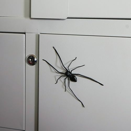 2 Stück 3D Spinnen Kühlschrankmagnete, Realistische Spinnen Design, Magnetische Dekoration für Kühlschrank, Lustig Geschenk für Kühlschrank Garagentor Indoor Outdoor Magnetische Aufkleber