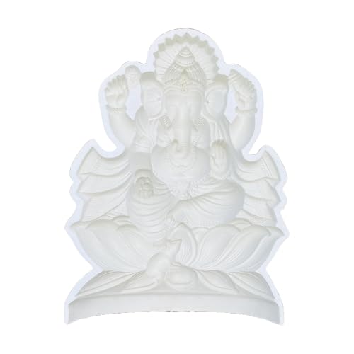 Image of 18-Inch Ganesha Idol Making Mold - Durable Reusable Mould for Eco-Friendly Clay Idols Fibreglass mouldArt Sculpture
