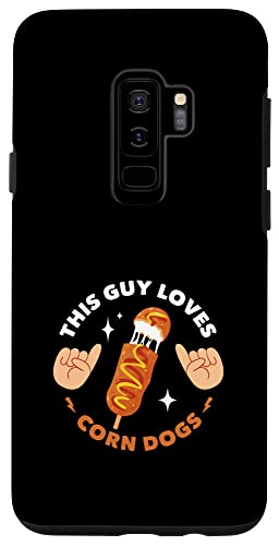 Galaxy S9+ This Guy Loves Corn Dogs Street Food Corn Dog Case