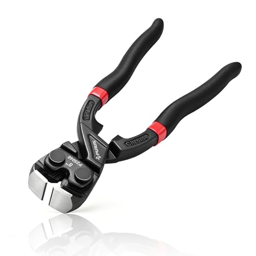 PURUS 8-Inch High-Leverage End Cutting Pliers, Staple Pullers, Nail Puller Tools, Nail Removers, Nail Remover Tools, Nail Pliers, and Cats Paw Nail Pullers, Ideal for Carpenter's Pincers