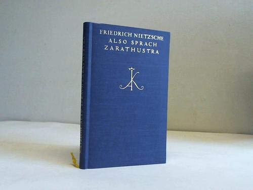 Also sprach Zarathustra: Ein Buch für Alle und Keinen