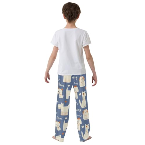Boys' Pants Dogs Cute Animals Long Bottoms Jogger Pants Elastic Waist Trousers with Pockets S-XL3