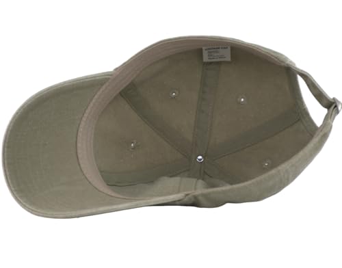 Image of Vintage Washed Cotton Baseball Caps Men Women Adjustable Unstructured Low Profile Dad Hat