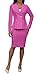 Women's 2 Piece Suit Skirt Sets Business Outfits Casual Blazer Jacket and Pencil Skirt Set Pink M