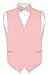 Produktbild Herren Kleid, Weste und Fliege, einfarbig, Altrosa - Pink - X-Large
